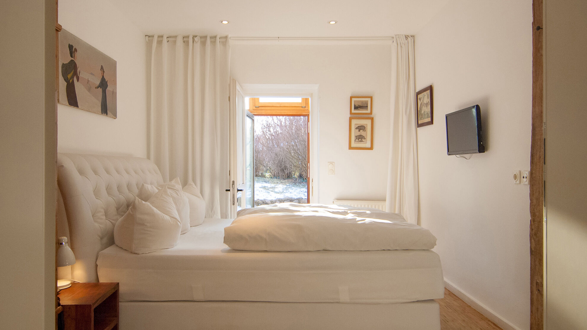 Seehotel Doppelzimmer Kunstscheune Bild 1 Foto Moritz Nalbach